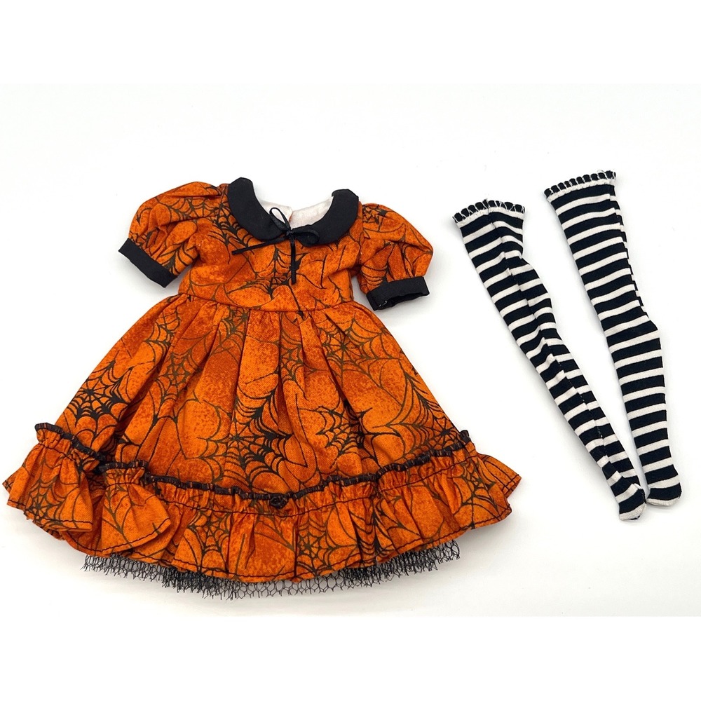 OOAK Halloween Fashion for Tonner 12" Agnes Dreary featuring Cobwebs